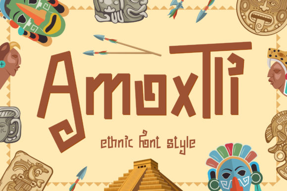 Amoxtli: A Unique Display Font for Creative Branding