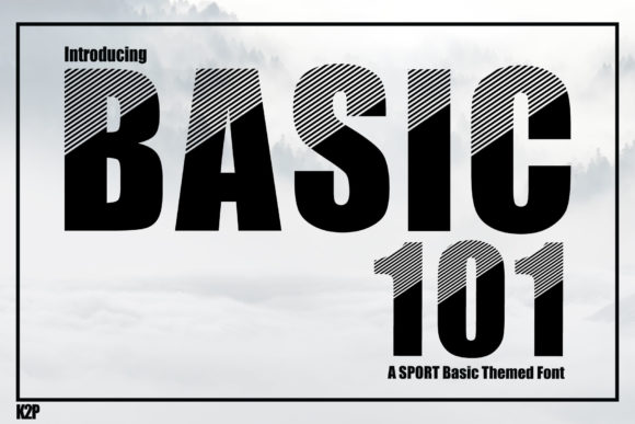 Basic 101: A Bold and Unique Display Font for Editorial Design