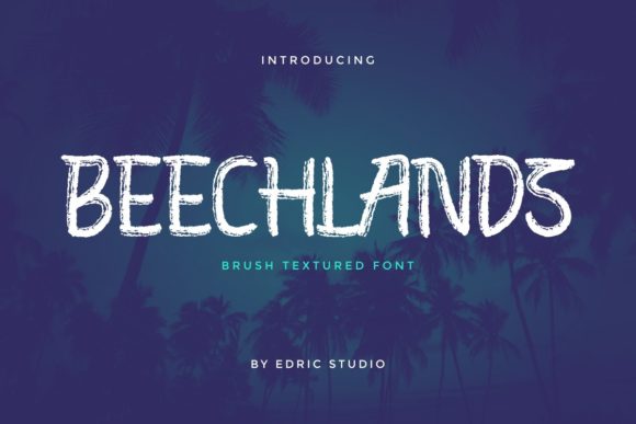 Beechlands: A Cool, Brushed Display Font for Web Design