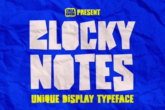 Boost Your Brand with Blocky Notes: A Chunky, Colorful Display Font
