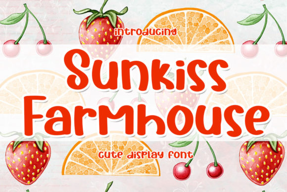 Boost Your Brand with Sunkiss Farmhouse Font