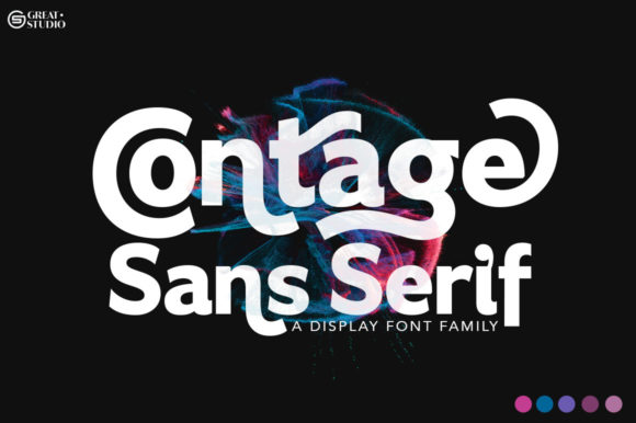 Contage: A Modern and Minimal Font for Creative Branding