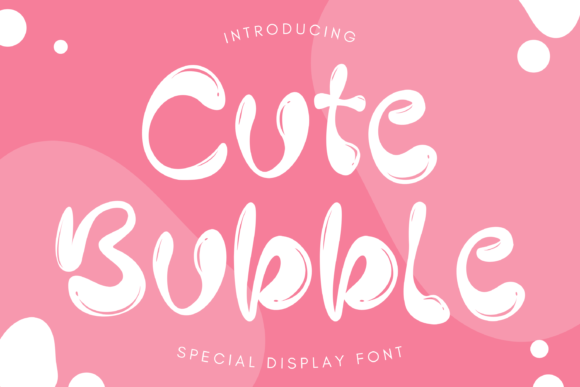 Cute Bubble: A Playful Font for Engaging Editorial Design