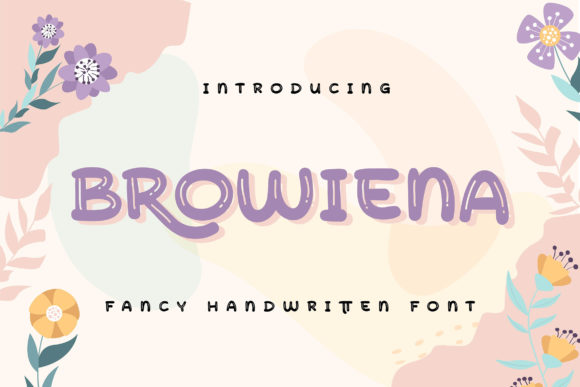 Discover Browiena: A Charming Display Font for Branding