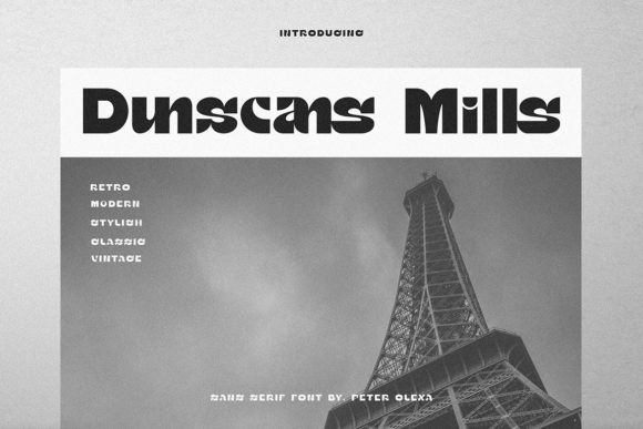 Discover Dunscans Mills: A Versatile Display Font for Editorial Design