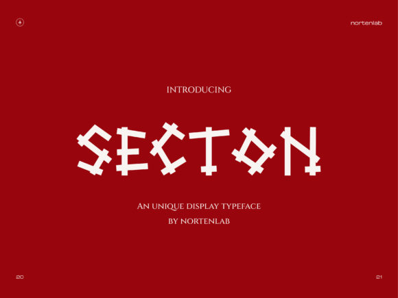 Discover the Charm of Secton: A Creative Display Font