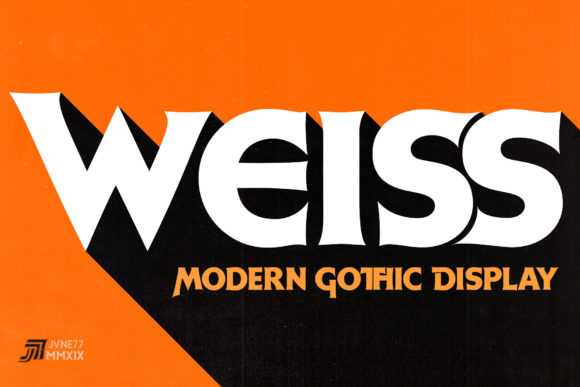Discover Weiss: The Bold and Futuristic Display Font