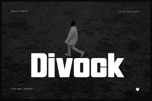 Divock: A Bold and Thick Display Font for Assertive Campaigns
