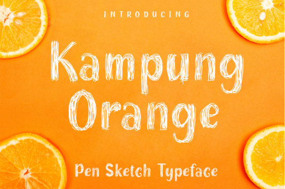 Elevate Your Brand with Kampung Orange Font