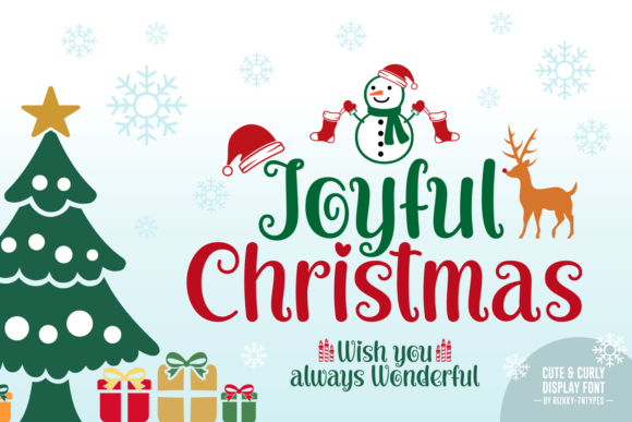 Enhance Your Publications with Joyful Christmas Font