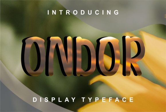 Explore Ondor: A Clean and Adaptable Display Font