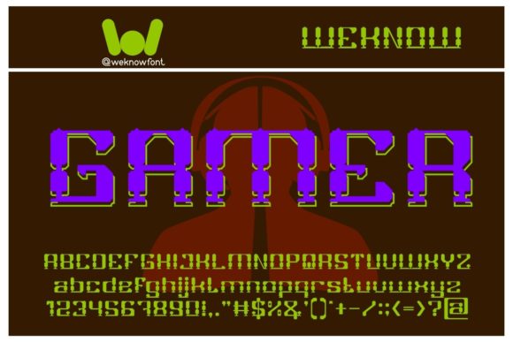 Gamer: A Bold and Thick Display Font for Unique Designs
