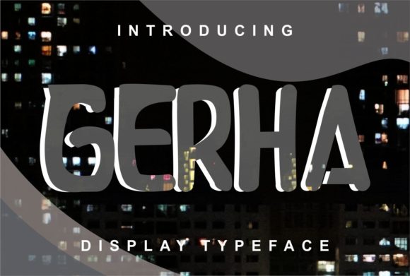 Gerha: A Clean and Adaptable Display Font for Editorial Design