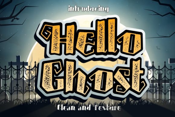Hello Ghost: A Spooky and Charming Display Font