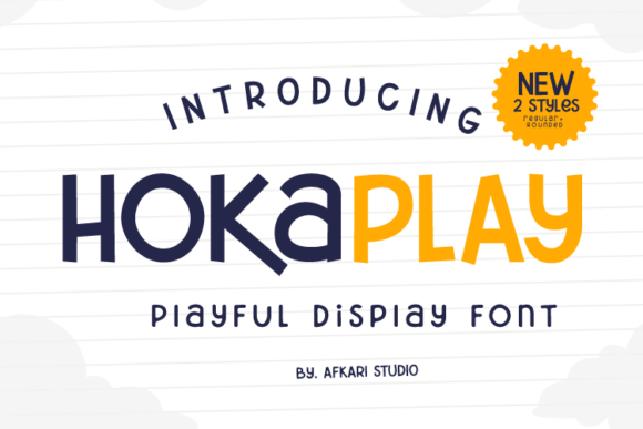 Hokaplay: A Playful Display Font for Engaging Web Design