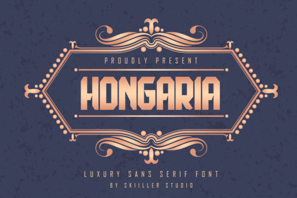 Hongaria: A Bold and Vintage Display Font for Modern Design