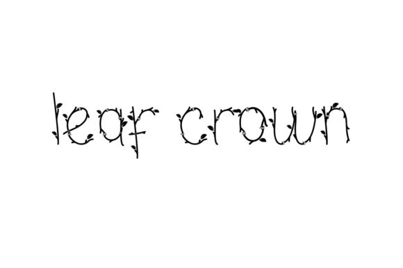 Leaf Crown: A Delicate and Classy Display Font for Editorial Design