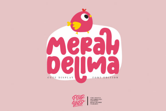 Merah Delima: A Playful and Trendy Display Font for Editorial Design