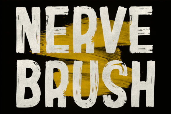 Nerve Brush: Elevate Your Creative Projects with a Unique Display Font