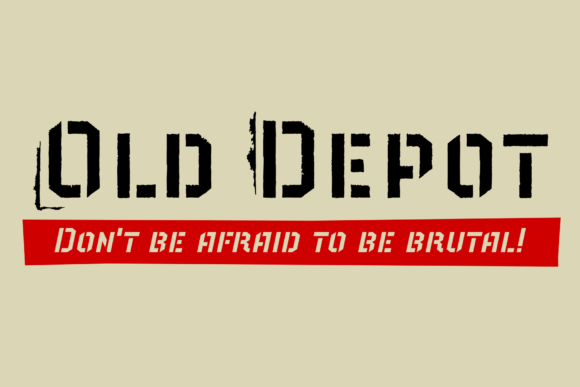 Old Depot: A Bold and Distinctive Font for Makers