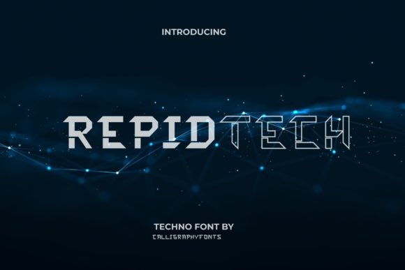 Rapidtech: A Modern and Futuristic Display Font