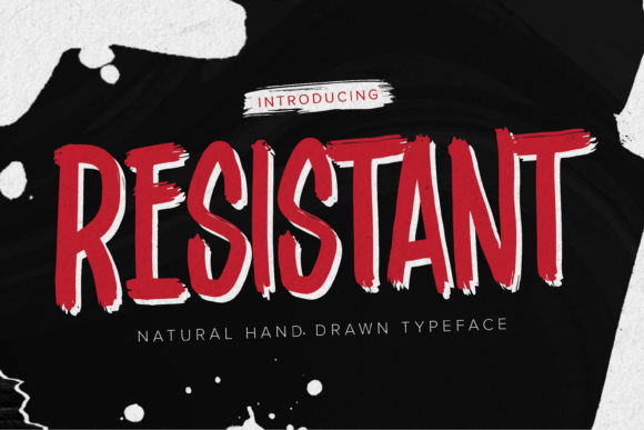 Resistant: Elevate Your Campaigns with a Cool, Brushed Display Font