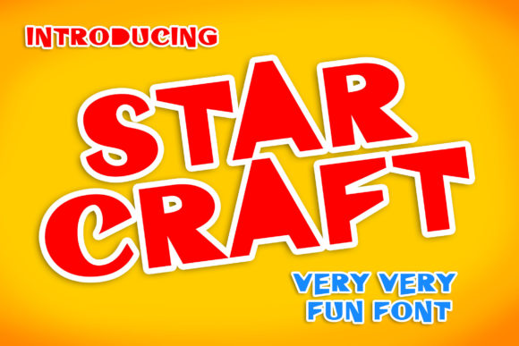 Star Craft: A Friendly Display Font for Editorial Design