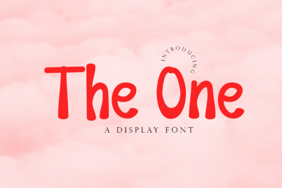 The One: A Quirky Display Font for Engaging Visuals