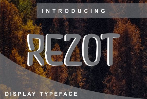 Transform Your Brand with Rezot: A Trendy Display Font
