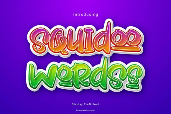 Unleash Creativity with Squidoo Wordss Font