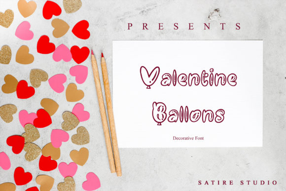 Valentine Ballons: A Font to Elevate Your Brand