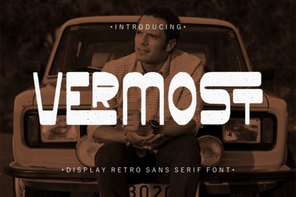 Vermost: A Cool, Retro Styled Display Font for Web Design